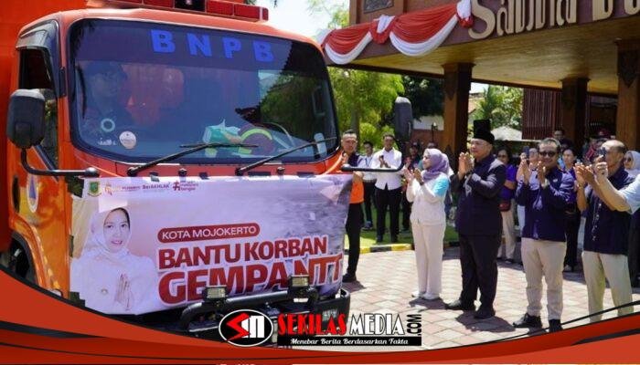 Kota Mojokerto Galang Rp146 Juta untuk Korban Gempa NTT, Bantuan Diberangkatkan
