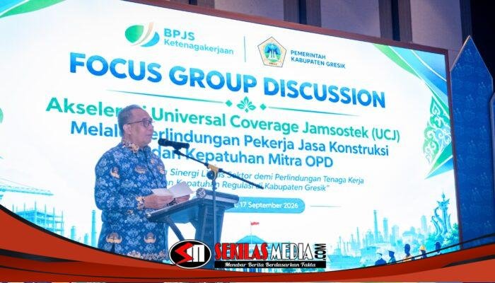 238 Proyek Konstruksi di Gresik Disorot, Pemkab Pastikan Pekerja Terlindungi BPJS