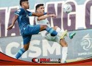 Arema FC Tertahan Persik Kediri 1-1 di Derbi Jawa Timur, Gol Menit Akhir Dianulir Wasit