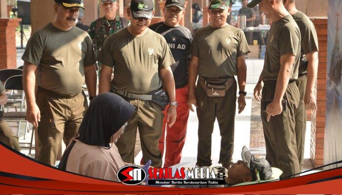 Kodim 0815/Mojokerto bersama Korem 082/CPYJ Gelar Baksos Kesehatan, Warga Mojokerto Raya Antusias Dapatkan Layanan Gratis