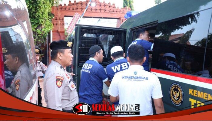 Cegah Overcrowding, Lapas Mojokerto Lakukan Pemindahan Narapidana ke Lapas Kelas I Madiun dan Lapas Pemuda Kelas IIA Madiun