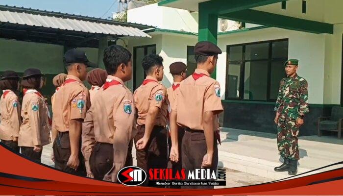 40 Anggota Saka Wira Kartika Ikuti MPLK di Koramil Sooko, Dibekali Disiplin dan Bela Negara