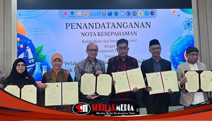 Rektor ULB Assoc. Prof. Ade Parlaungan Nasution Teken MoU dengan BRIN di Forum Strategis Jakarta untuk Perkuat Ekosistem Riset Nasional