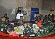 Bantuan Air Bersih Kodim 0815 dan Yon TP 542/TP Berbuah Jamuan Hangat Warga Kandangan