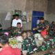 Bantuan Air Bersih Kodim 0815 dan Yon TP 542/TP Berbuah Jamuan Hangat Warga Kandangan