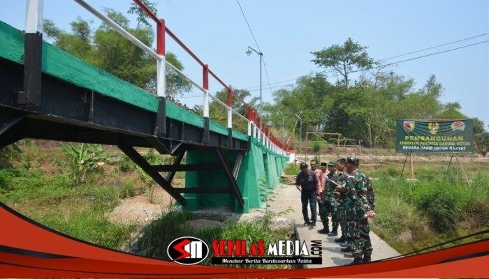 Tim Itdam V/Brawijaya Periksa Jembatan Beton Garuda di Jabontegal