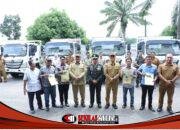 Dorong Ekonomi Desa, Bupati Asahan Serahkan 27 Unit Truk Roda 6 bagi KDMP