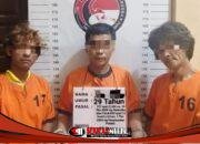 Gerebek sarang Narkoba di Perdamean Rantauprapat, 3 Pria Diamankan, Pondok Sabu Dibakar Polisi dan BNN
