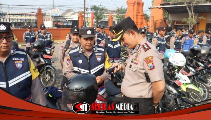 Kapolres Mojokerto Pimpin Apel Bhabinkamtibmas, Pastikan Kesiapan Personel Dukung Asta Cita