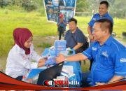 HUT ke-25 Demokrat, Ketua DPC Labuhanbatu H. Mara Jungjung Siregar, S.H., M.H. Pimpin Donor Darah Bantu Stok Darah Nasional