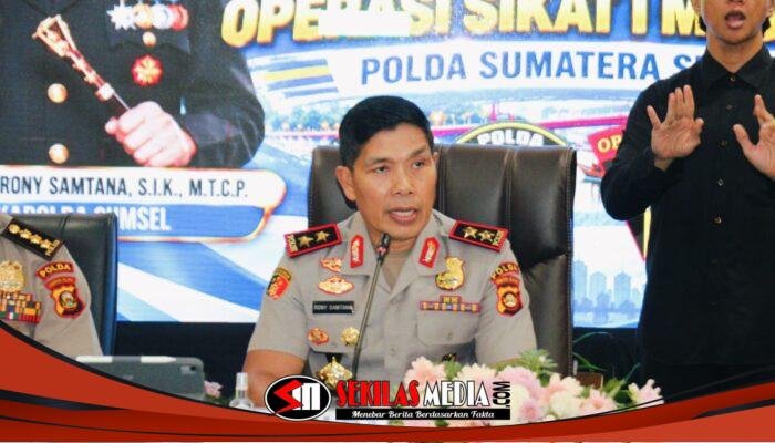 Dari Pungli Hingga Pemalakan 1.218 Kasus Premanisme Dibongkar Polda Sumsel Dalam Operasi Sikat I Musi 2026
