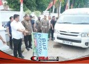 Gubernur Sumut Luncurkan Bus Perintis, 6 Unit Diterima Kabupaten Asahan