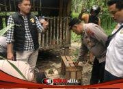 Polsek Na IX-X Sikat Sarang Narkoba di Dua Lokasi, Bong dan Plastik Klip Dibakar di Tempat
