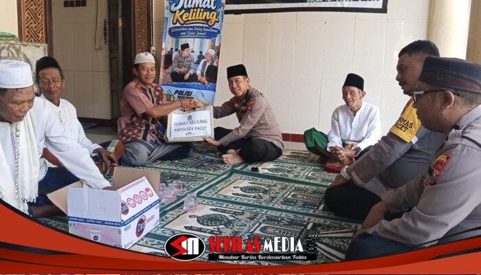 Kapolsek Pacet Gelar Jumat Keliling di Masjid Al Ikhsan, Ajak Warga Jaga Kamtibmas