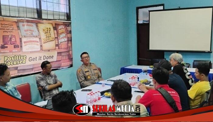 Dapat Promosi Jabatan, AKBP Herdiawan Sambangi Sekretariat Jurnalis MC RJM