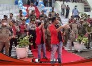 Kado Pahit HUT Pemkab Labuhanbatu ke-81, GMNI, PMII hingga HIMMAH Geruduk Kantor Bupati Soroti Transparansi APBD hingga Beasiswa Mahasiswa