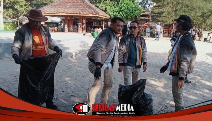 DPC Gerindra Kabupaten Blitar Gelar Aksi Bersih Pantai Tambakrejo, Dukung Gerakan Indonesia ASRI
