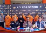 Polres Gresik Bongkar Jaringan Sabu di Menganti, 5 Tersangka Ditahan