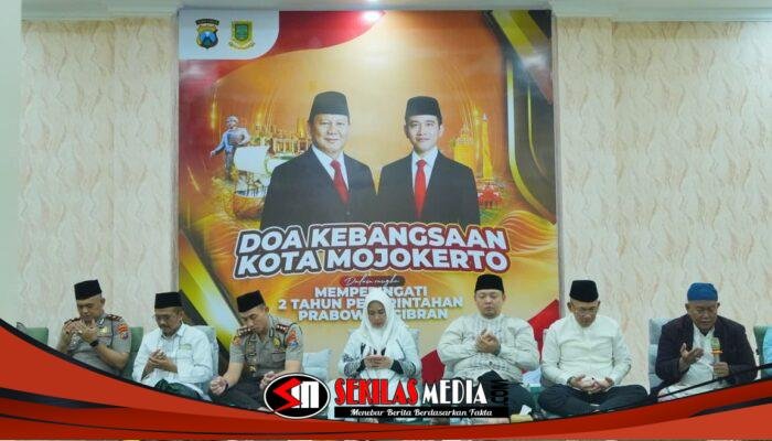 Doa Kebangsaan Mojokerto Perkuat Persatuan Dua Tahun Pemerintahan Prabowo-Gibran