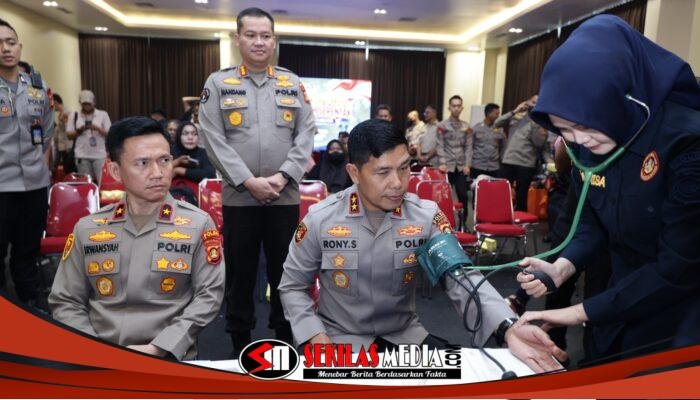 Bukan Sekadar Seremonial Kapolda Sumsel Dan Insan Pers Bukti Komitmen Lewat Tetes Darah
