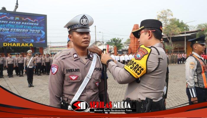 Operasi Patuh Semeru 2026 di Mojokerto Dimulai Penindakan Tilang Manual Berlaku pada Pekan Kedua