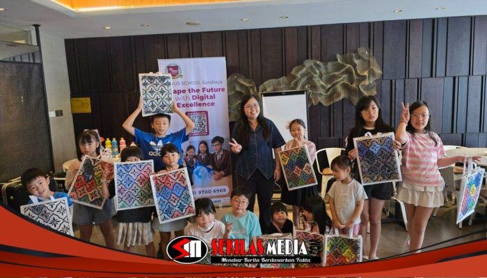 Sentuhan Warna dan Keceriaan, Anak-Anak Eksplorasi Batik dalam Workshop di Ascott Waterplace Surabaya