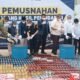 Musnahkan Puluhan Juta Rokok Ilegal, Bea Cukai Sumbagtim Selamatkan Potensi Negara Rp 20,5 Miliar
