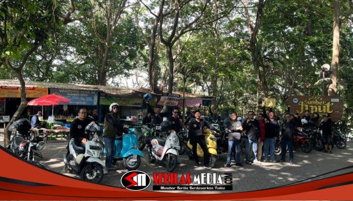 Angkat Potensi Wisata Lokal, Komunitas Jurnalis R2 ‘GARANG’ Gelar Riding Wisata Ceria di Kota Kediri